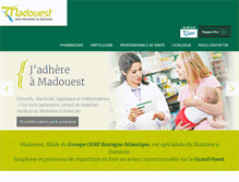 Tablet Screenshot of madouest.com